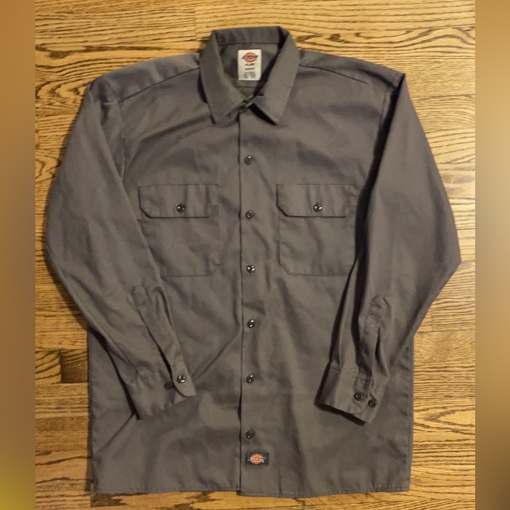 Dickies Longsleeve button up Work tee